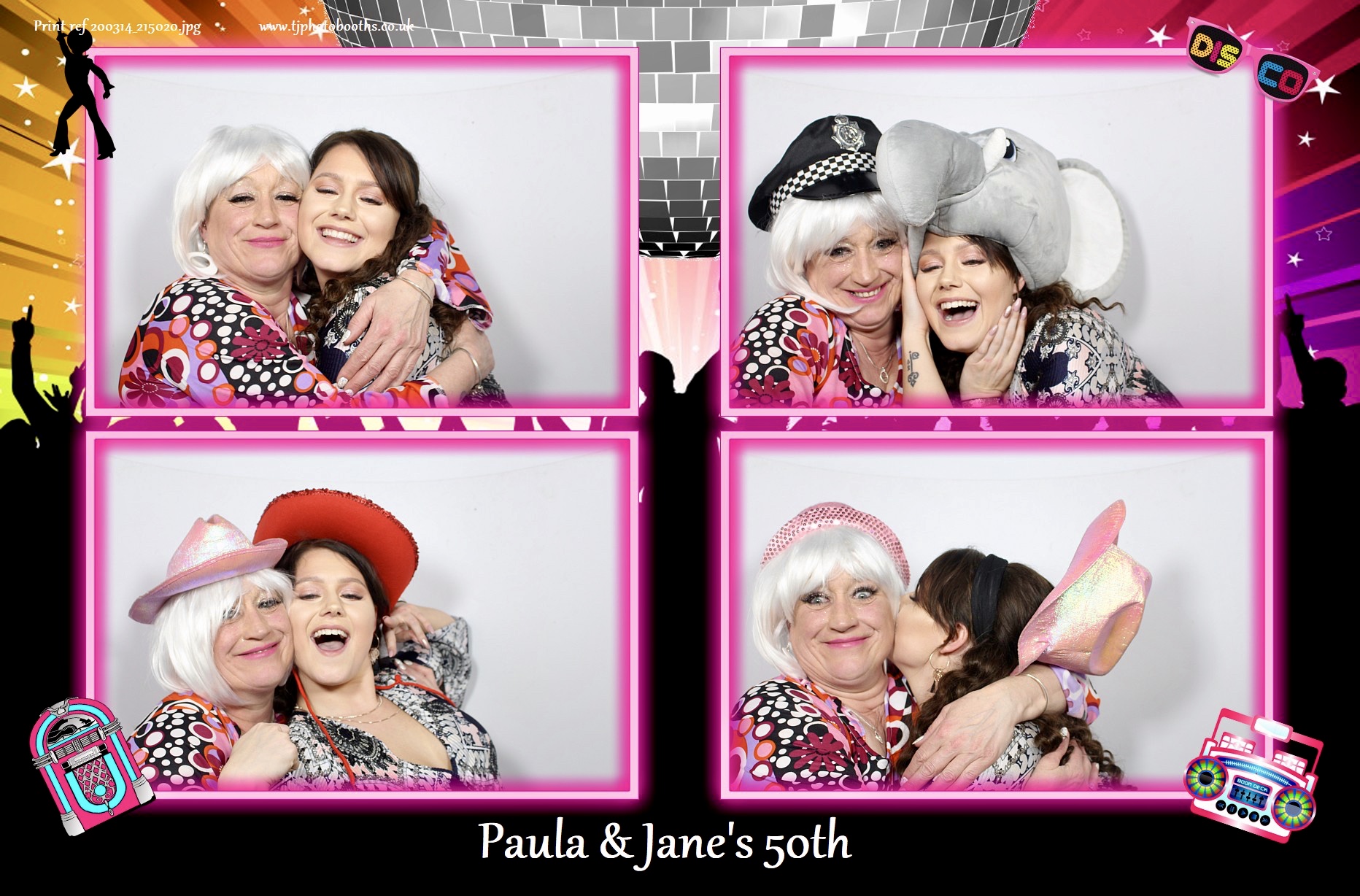 Paula & Jane's 50th | View more photos from the event at gallery.tjphotobooths.co.uk/u/TJPhotobooths/Paula-Janes-50th